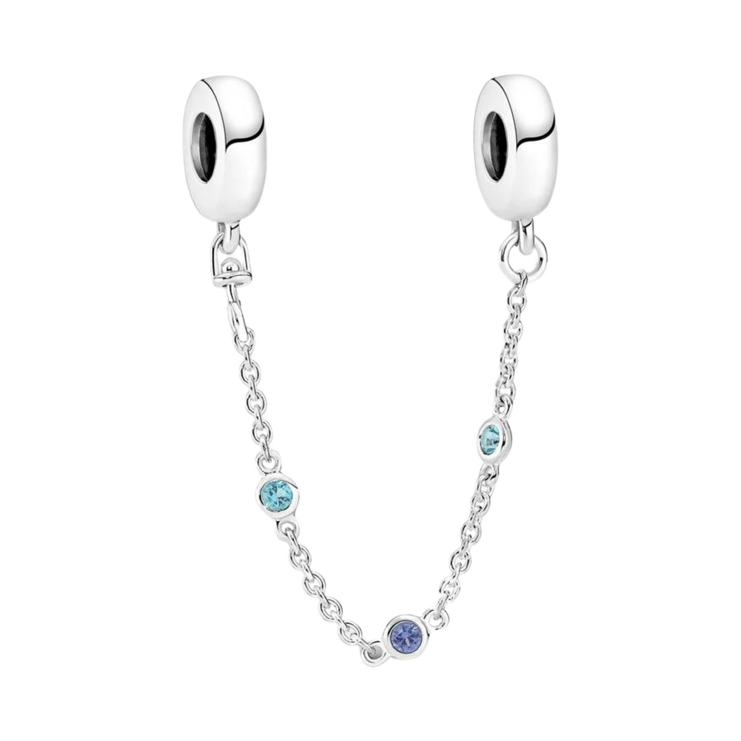 BLUE STONE CHAIN CHARM