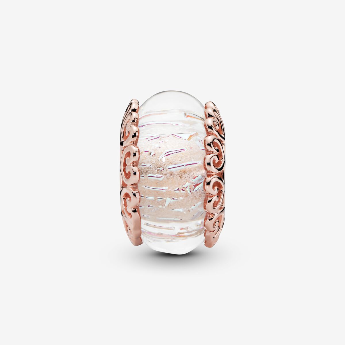 TRANSPARENT MURANO CHARM