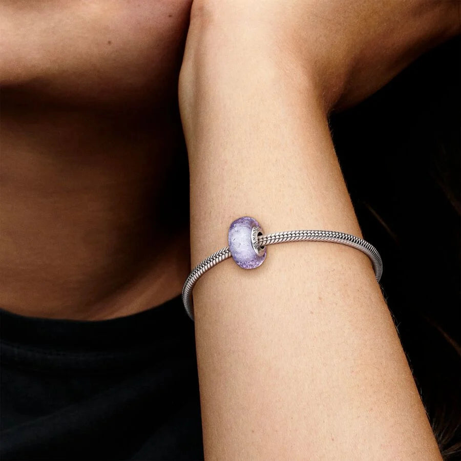 LAVENDER MURANO CHARM