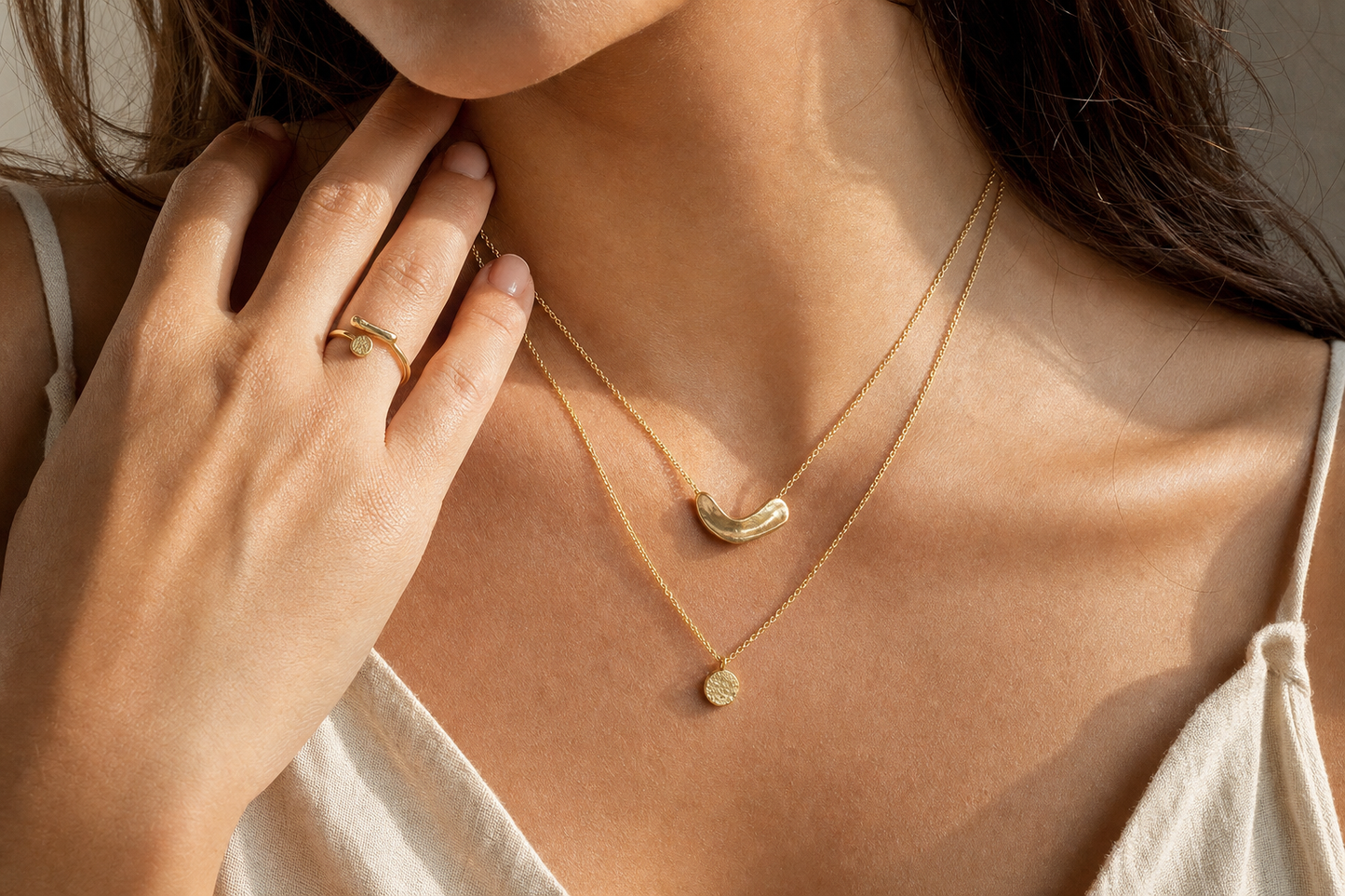 PACK 3 - THE FULL SET — 3-Piece Monthly Jewelry Subscription · Premium – Waterproof 18K Gold Set by Atella