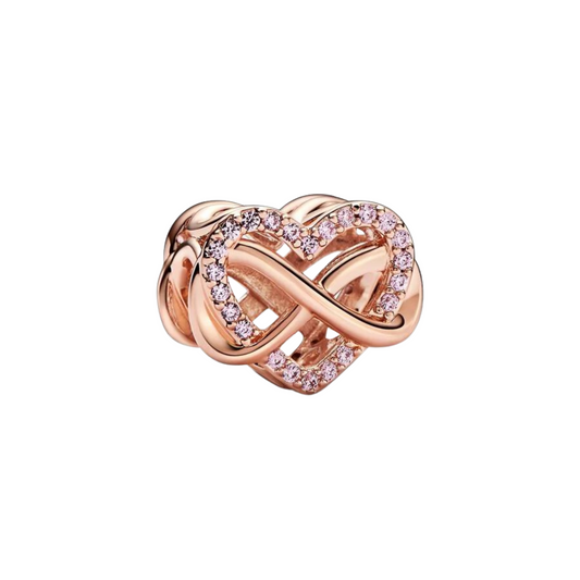 INFINITY HEART CHARM