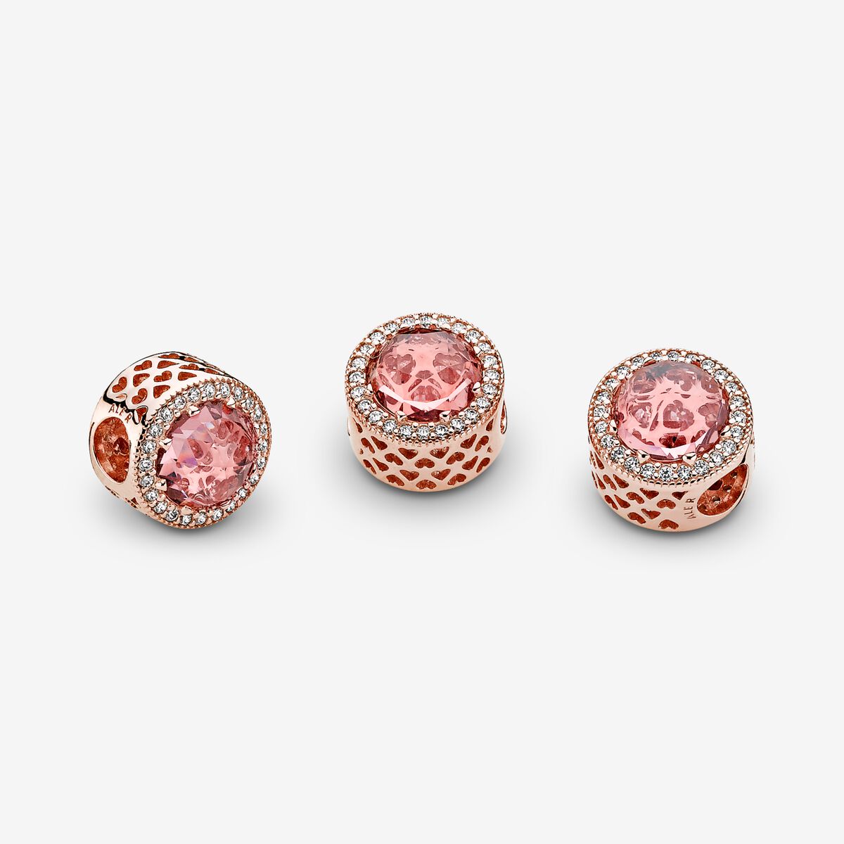 ROSE GOLD CRYSTAL CHARM