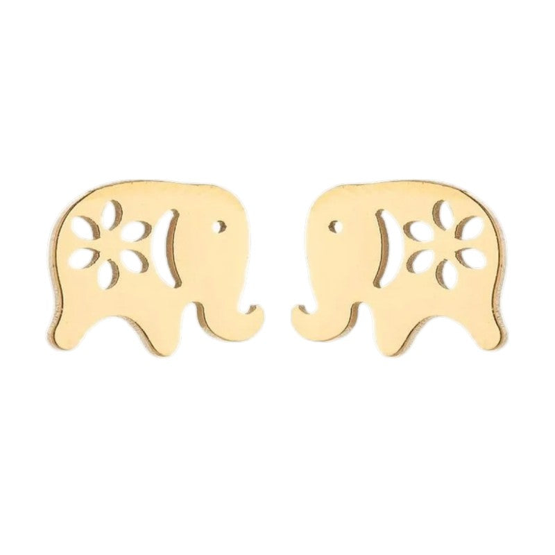 Elefanti Earrings – Waterproof 18K Gold Earring by Atella