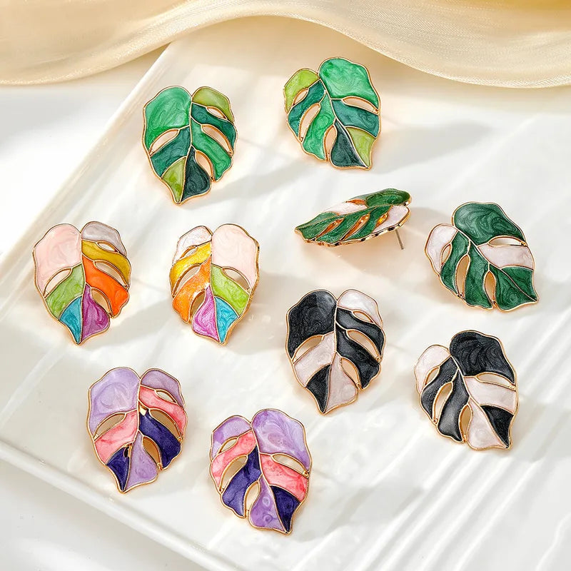 Leaf Earrings – Waterproof 18K Gold Earring by Atella