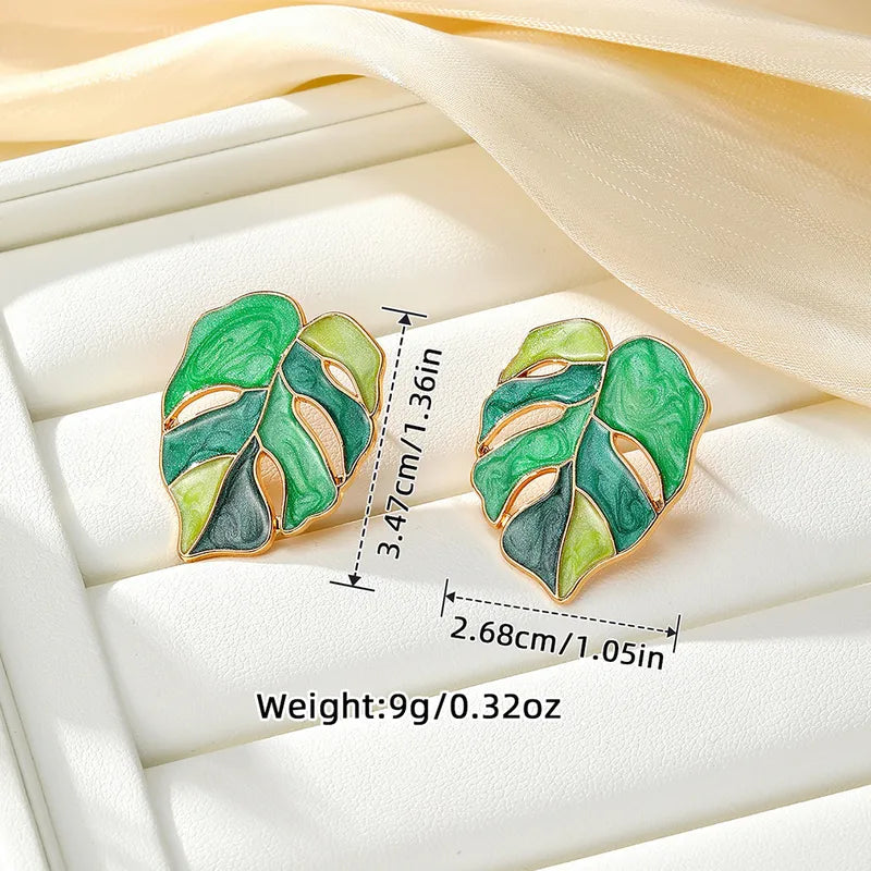 Leaf Earrings – Waterproof 18K Gold Earring by Atella