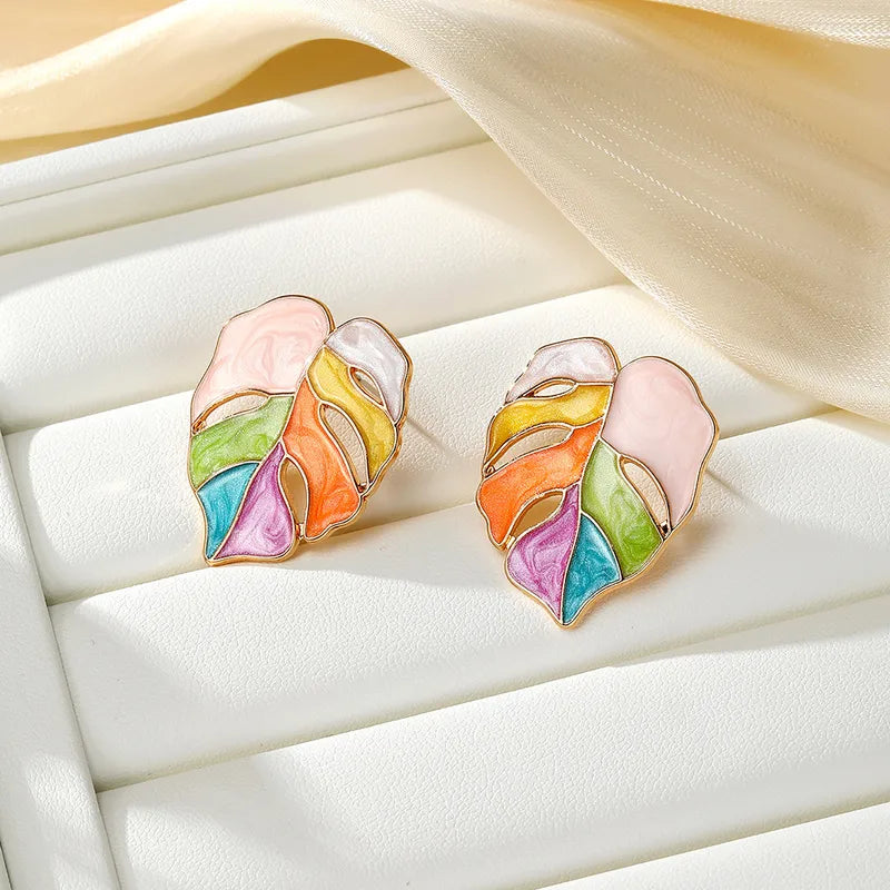 Leaf Earrings – Waterproof 18K Gold Earring by Atella