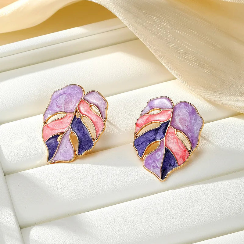 Leaf Earrings – Waterproof 18K Gold Earring by Atella