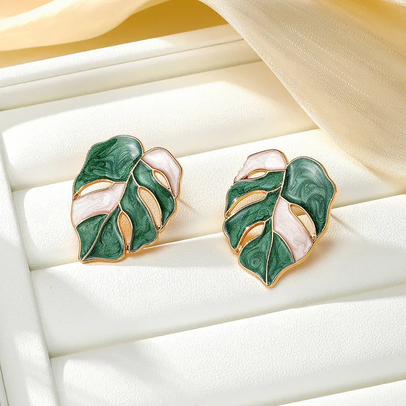 Leaf Earrings – Waterproof 18K Gold Earring by Atella