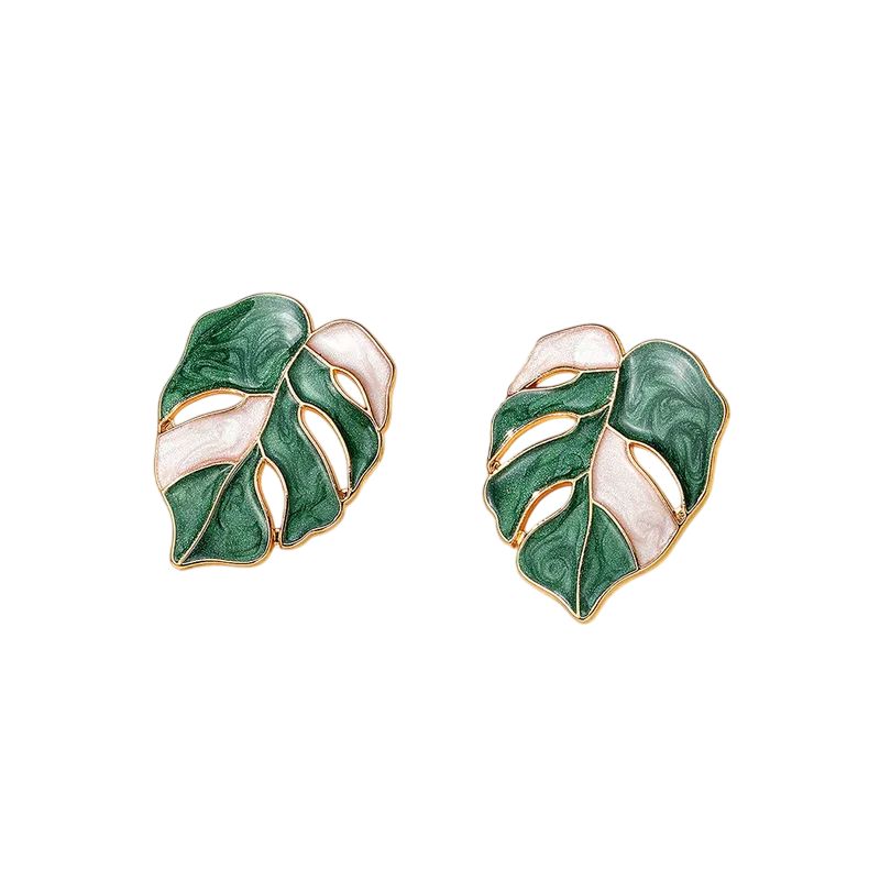 Leaf Earrings – Waterproof 18K Gold Earring by Atella