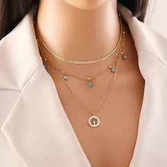 Tree Necklace – Waterproof 18K Gold Necklace by Atella