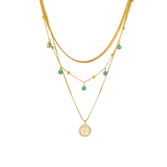 Tree Necklace – Waterproof 18K Gold Necklace by Atella